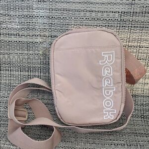 Reebok MushroomPink Nylon Crossbody Sling Bag Stella